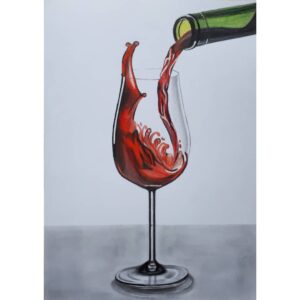 sylwia narysuje kieliszek wina