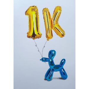 sylwia narysuje balony z helem