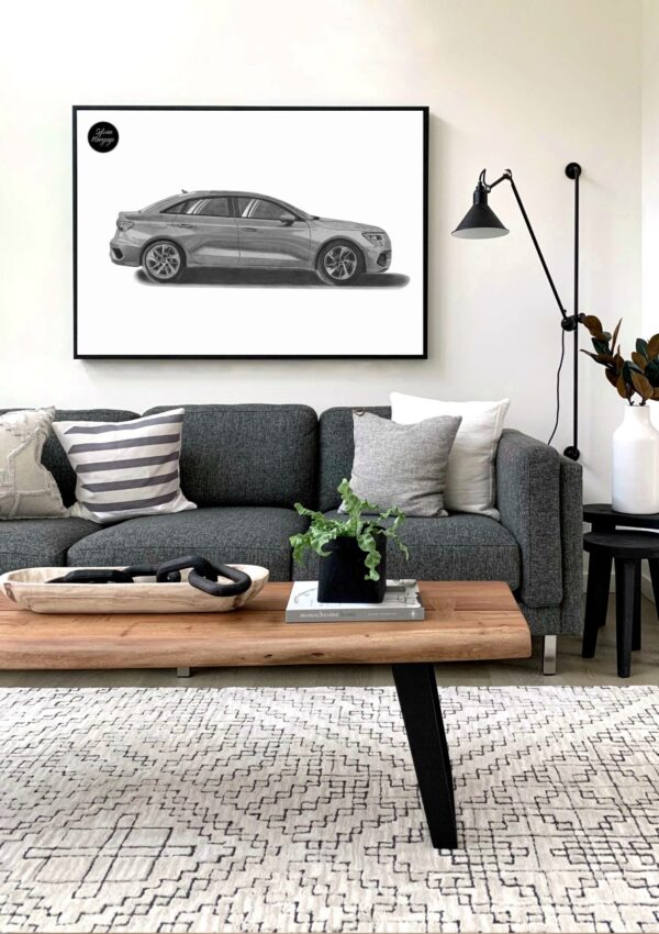 Plakat Motoryzacyjny Audi A3 Limousine
