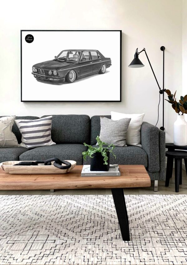 Plakat Motoryzacyjny BMW E28