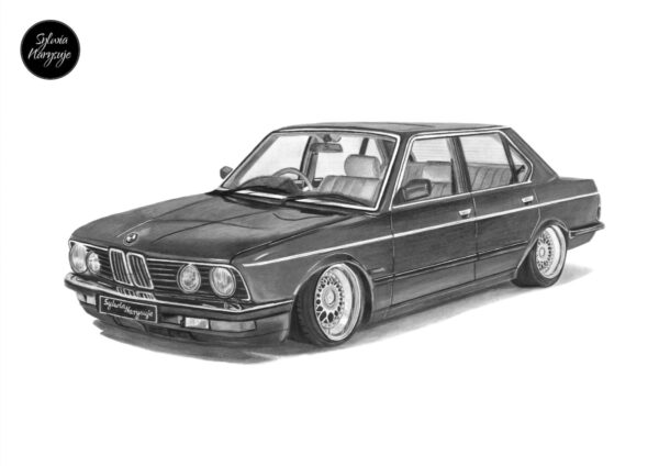 Plakat Motoryzacyjny BMW E28
