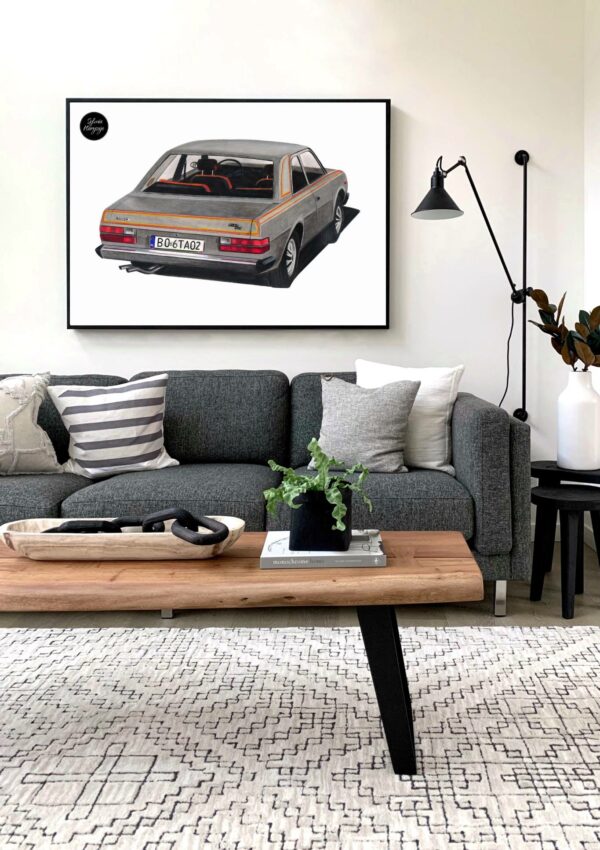 Plakat Motoryzacyjny Fiat 130 Coupe