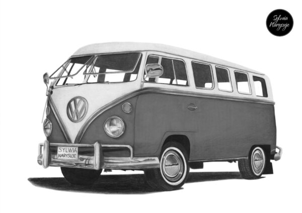 Plakat Motoryzacyjny Volkswagen Bus T1