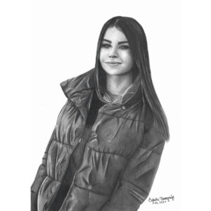 Sylwia Narysuje portret ze zdjęcia